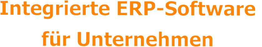 Integrierte ERP-Software  für Unternehmen